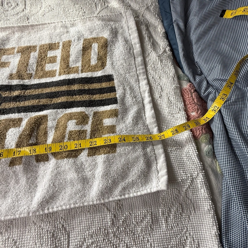 New Orleans Saints Dome Field Advantage Rally Towel Verizon NFL White Gold Black - Picture 2 of 2